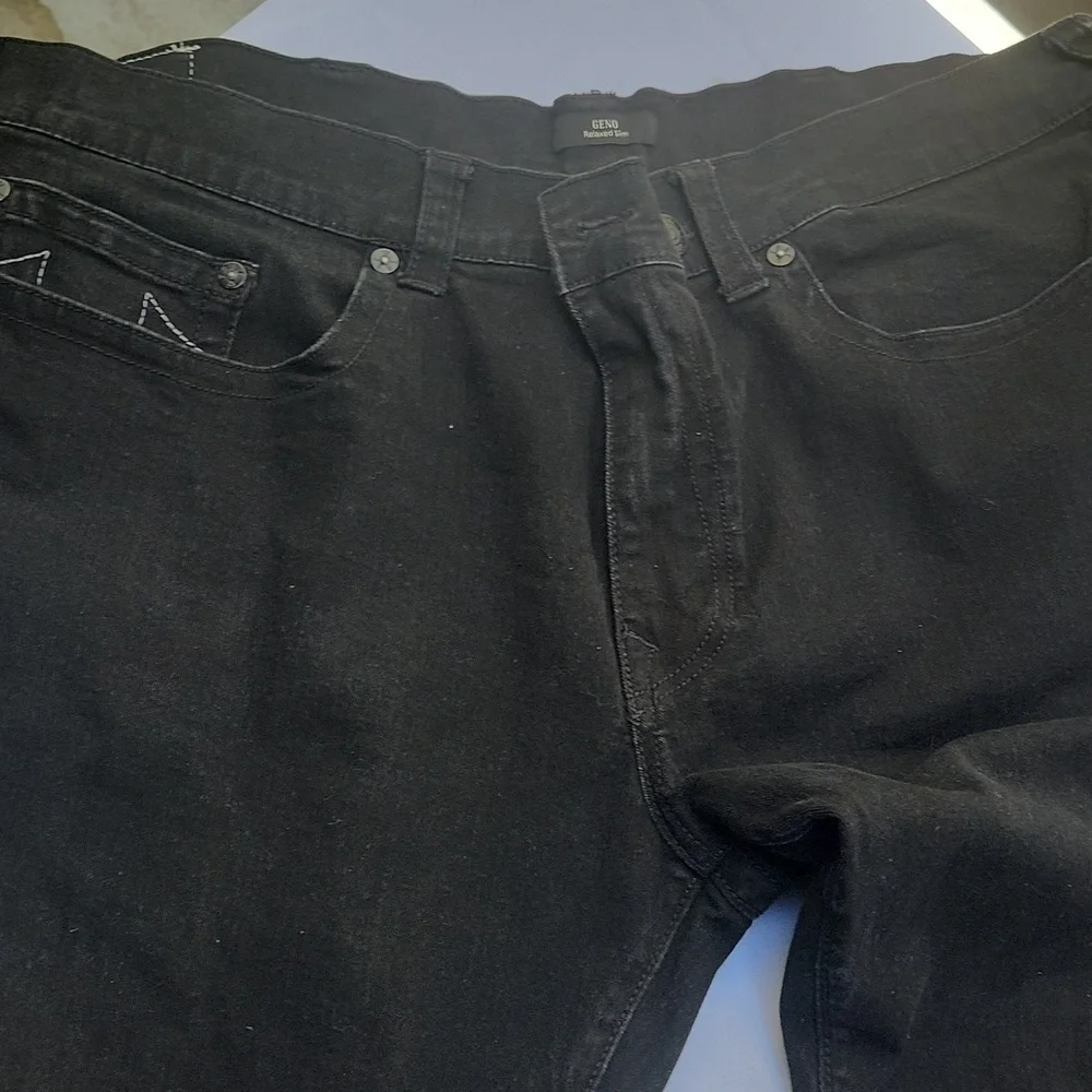 True Religion Men's Black Jeans